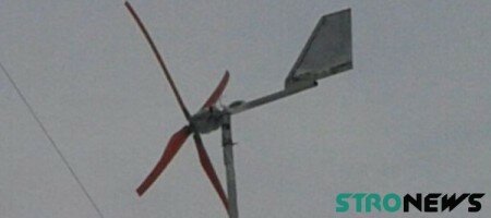Готовый ветряк из шуруповерта